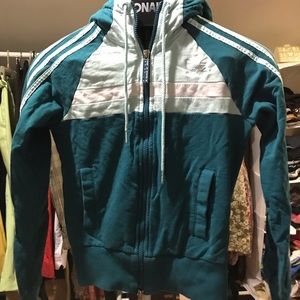Adidas Hoodie Size XS Emerald Green